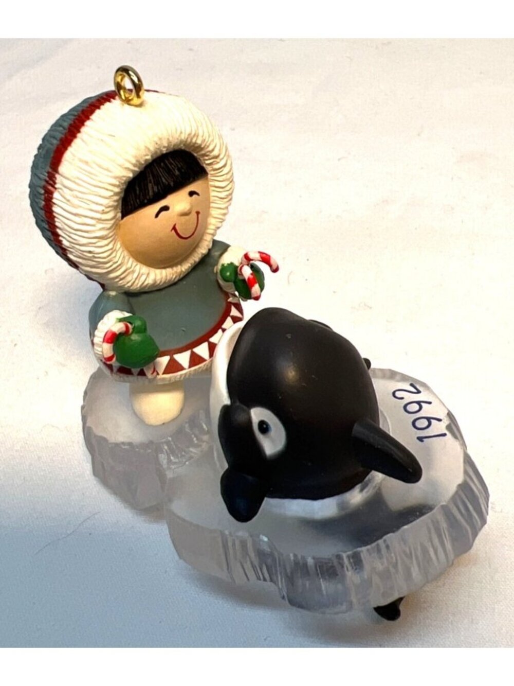 Hallmark Keepsake Ornament 1992 Frosty Friends Collectors Series Ice Block Base